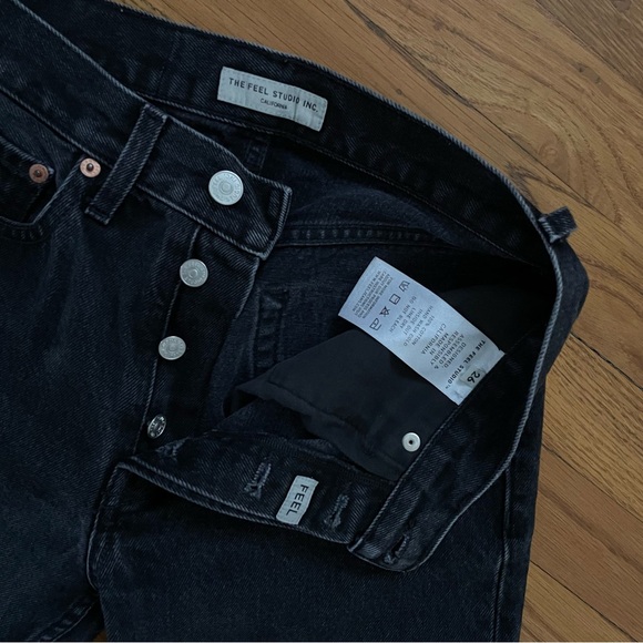The FEEL Studio Inc black jeans size 26 - Picture 2 of 7